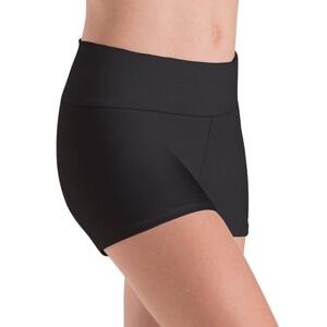 Motionwear Black Dance Biker Shorts